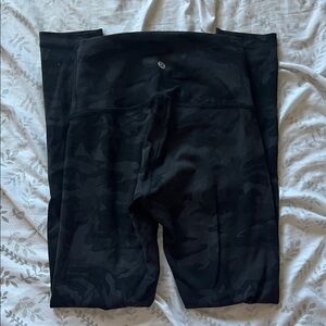lululemon athletica Black Camo Leggings